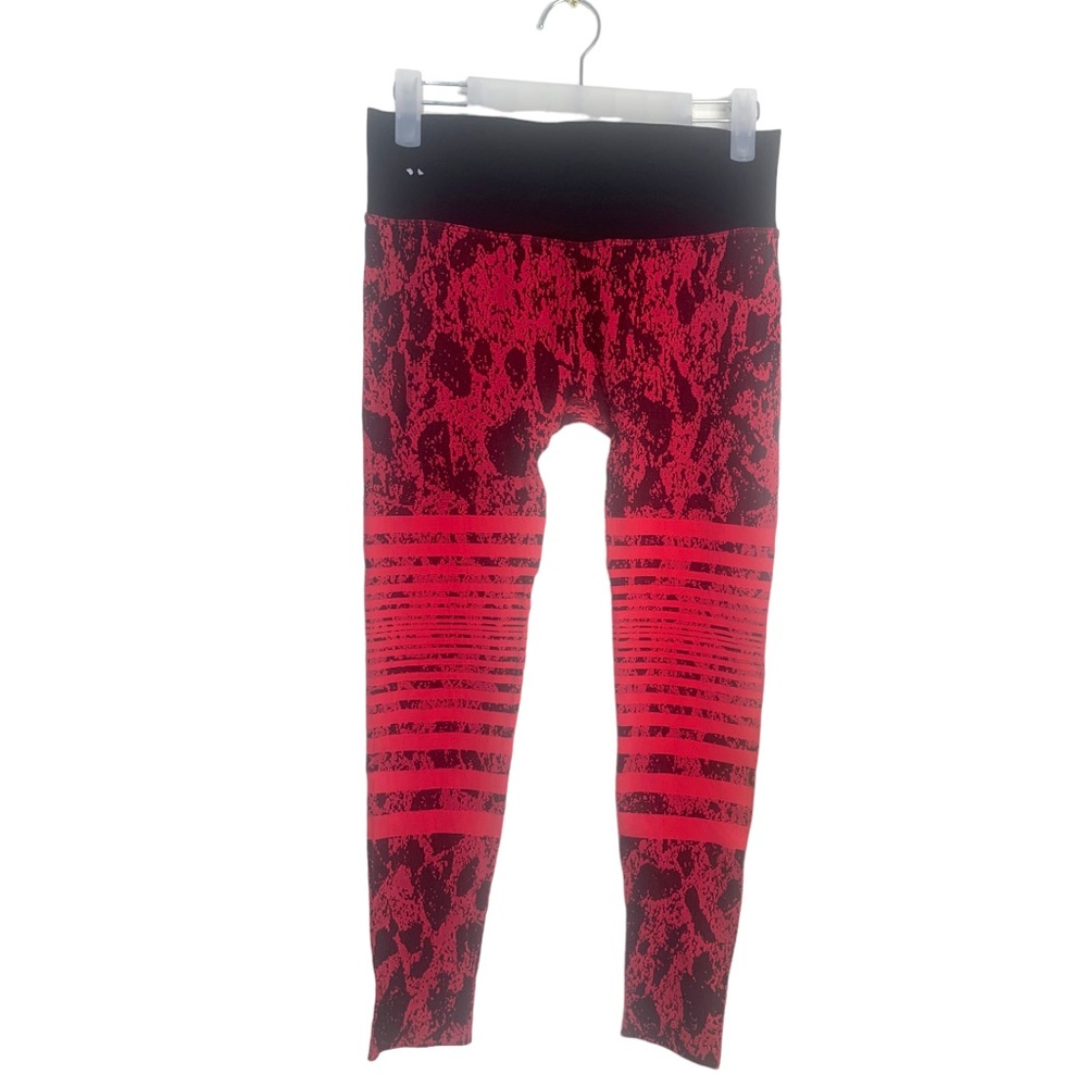 NUX Along The Lines Leggings Pink Ruby NWT‎ sz LG - Picture 2 of 8